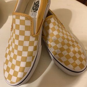 Vans checkered Beige M8.5